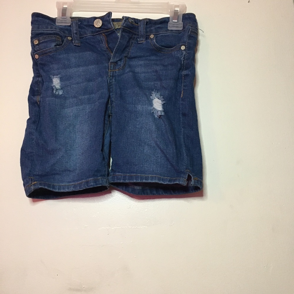 Ripped Jean Shorts